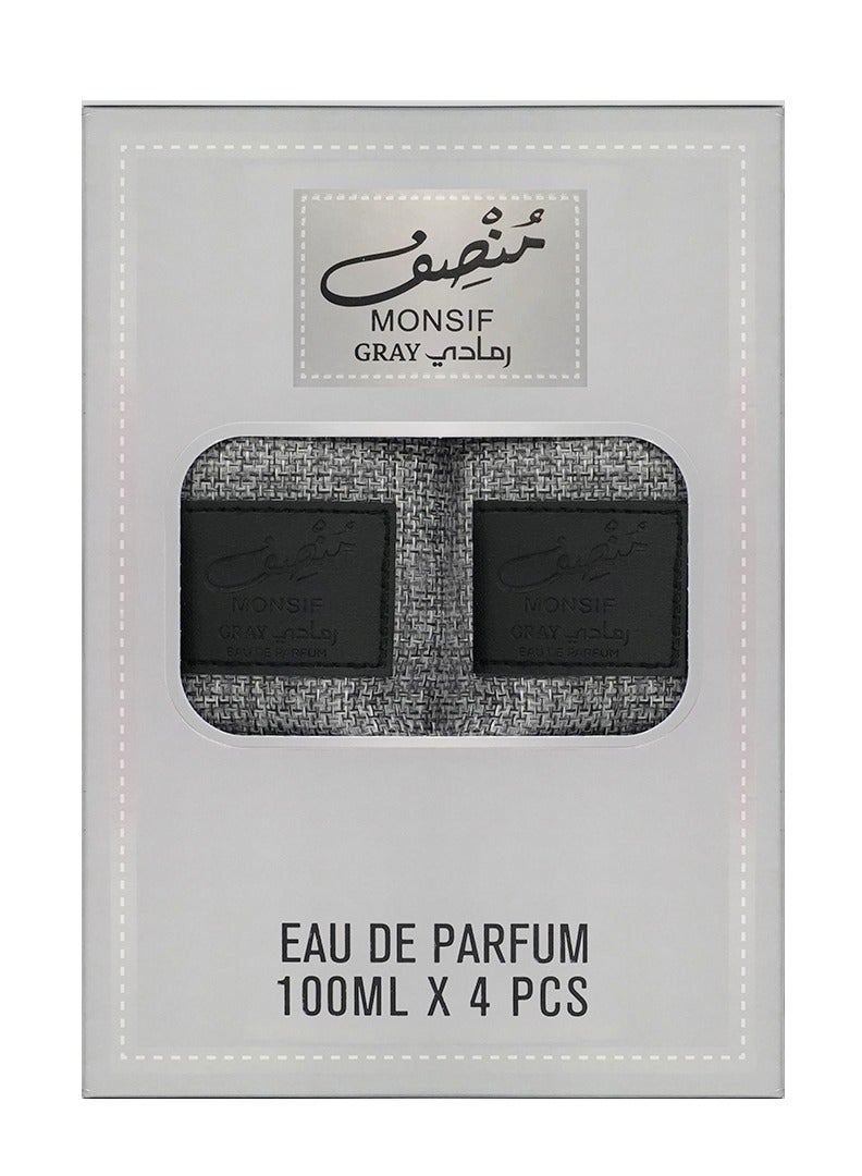محبوب للعطور عطر منصف رمادي 100 مل 4×1 من محبوب للعطور - Image 3