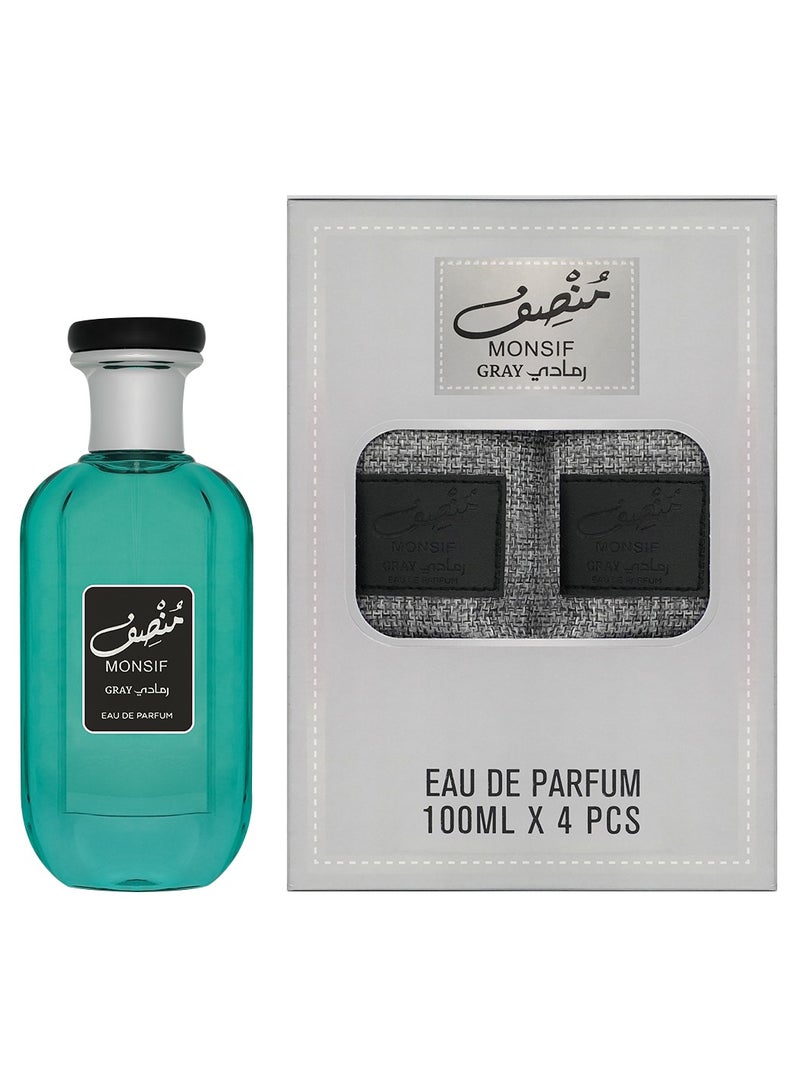 محبوب للعطور عطر منصف رمادي 100 مل 4×1 من محبوب للعطور - Image 2