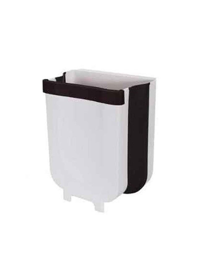 Kitchen Portable Trash Can White 28.6x25.3x17.5cm - Image 1