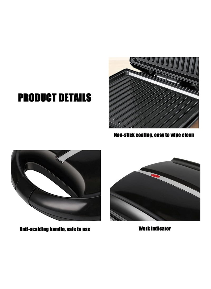 Generic - Sandwich Toaster Toastie Maker Nonstick Double Side Hot Plates - Image 1
