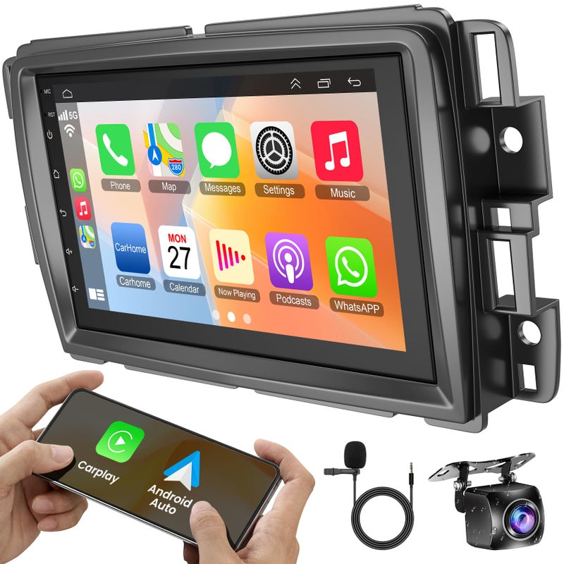 electrosmart 7" Car Radio for GMC Acadia 2013-2017 | for Chevrolet Chevy Traverse 2013-2017 | for Buick Enclave 2013-2017 | Touch Screen Car Stereo | GPS Navigation | with Wireless Carplay Android Auto - Image 1