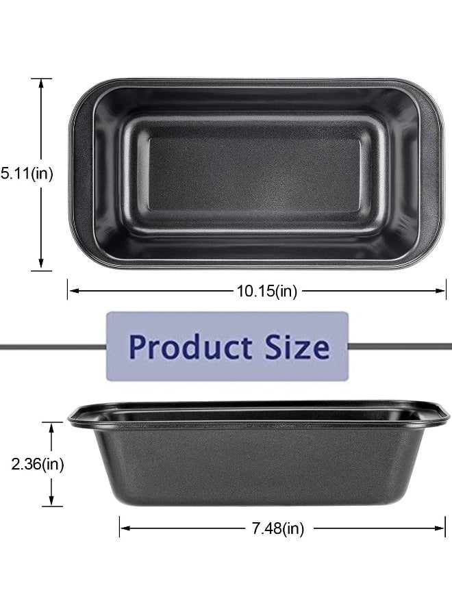 MOMENT Carbon Steel Nonstick Loaf Pan With Easy Grips Handles For Baking Homemade Bread, Brownies And Pound Cakes - Image 3