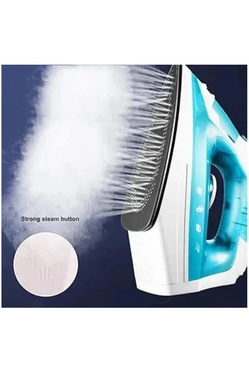 Denx DX2517 Multifunctional Steam Iron – 1200W Powerful Electric Iron with Adjustable Temperature Control, Non-Stick Soleplate & Vertical Steaming for Clothes and Fabrics - Image 1