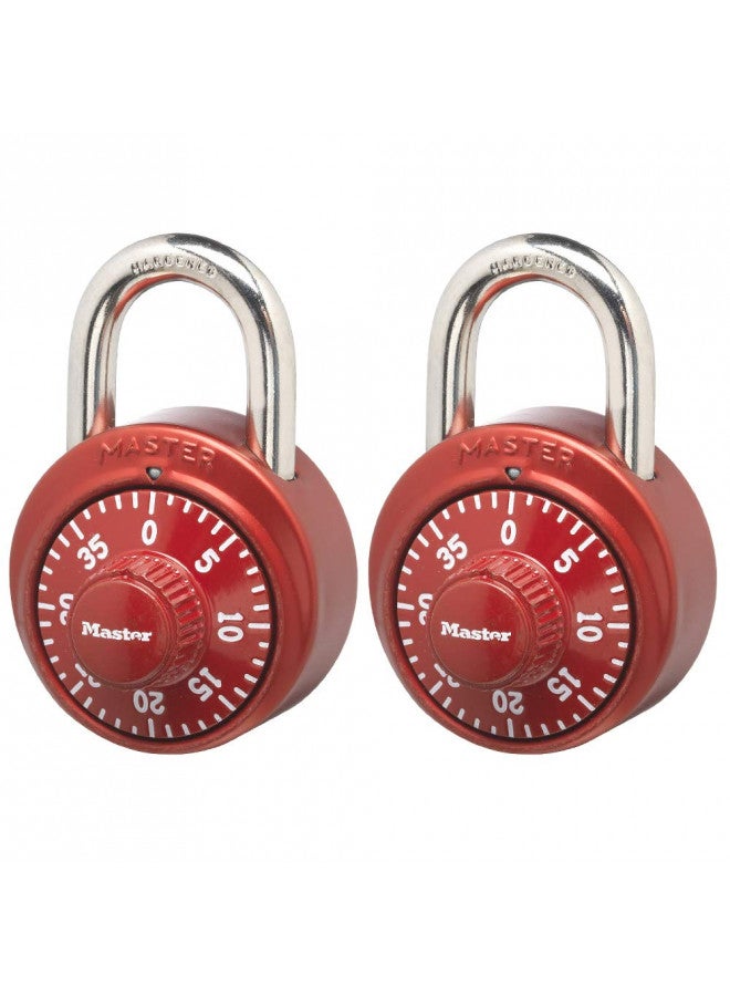 Master Lock 1530T Locker Lock Combination Padlock, 2 Count (Pack of 1), Colors May Vary - Image 1