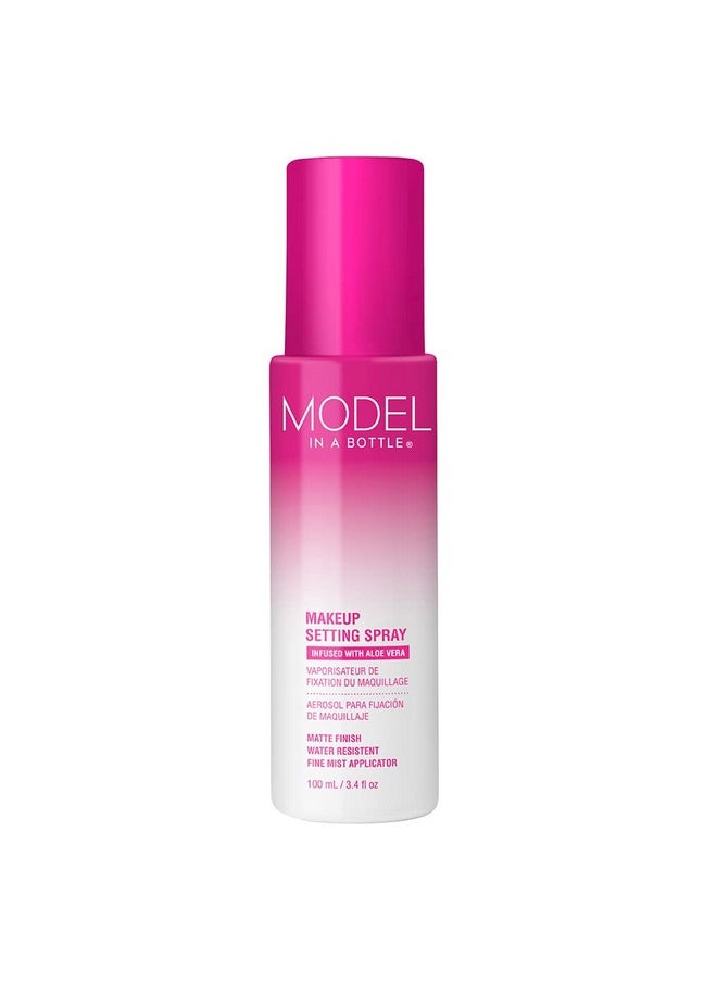 Model in a Bottle Makeup Original Setting Spray Smooth Matte Finish All Skin Types 3.4 Oz 1 Pack  - Image 2