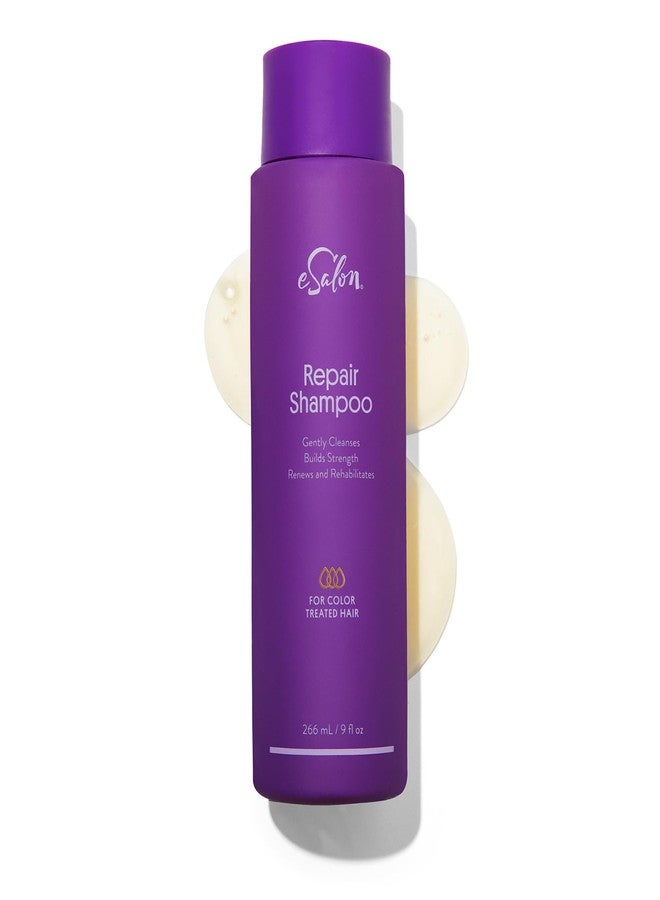 eSalon Hair Shampoo for Color-Treated Hair, Repair Color Care Shampoo (9 Fl Oz) - Sulfate-Free (SLS and SLES) to Prevent Color Fade - Renews, Strengthens, & Improves Dry Colored Hair - Image 2