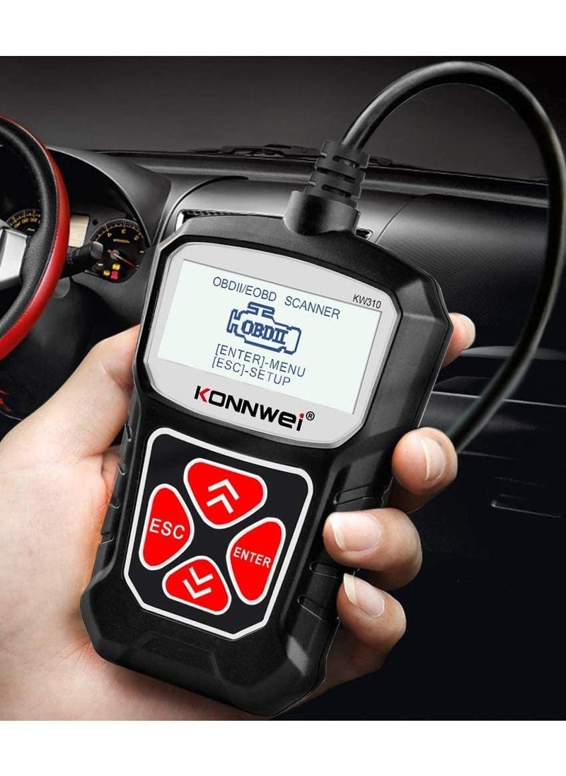 Konnwei KW310 CAN OBD Scan Tool OBD2 Scanner Full OBDII  - Image 5