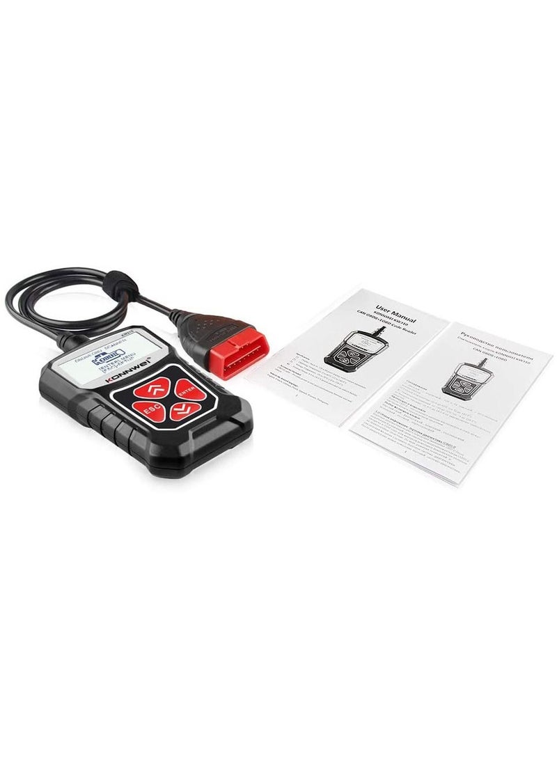 Konnwei KW310 CAN OBD Scan Tool OBD2 Scanner Full OBDII  - Image 3