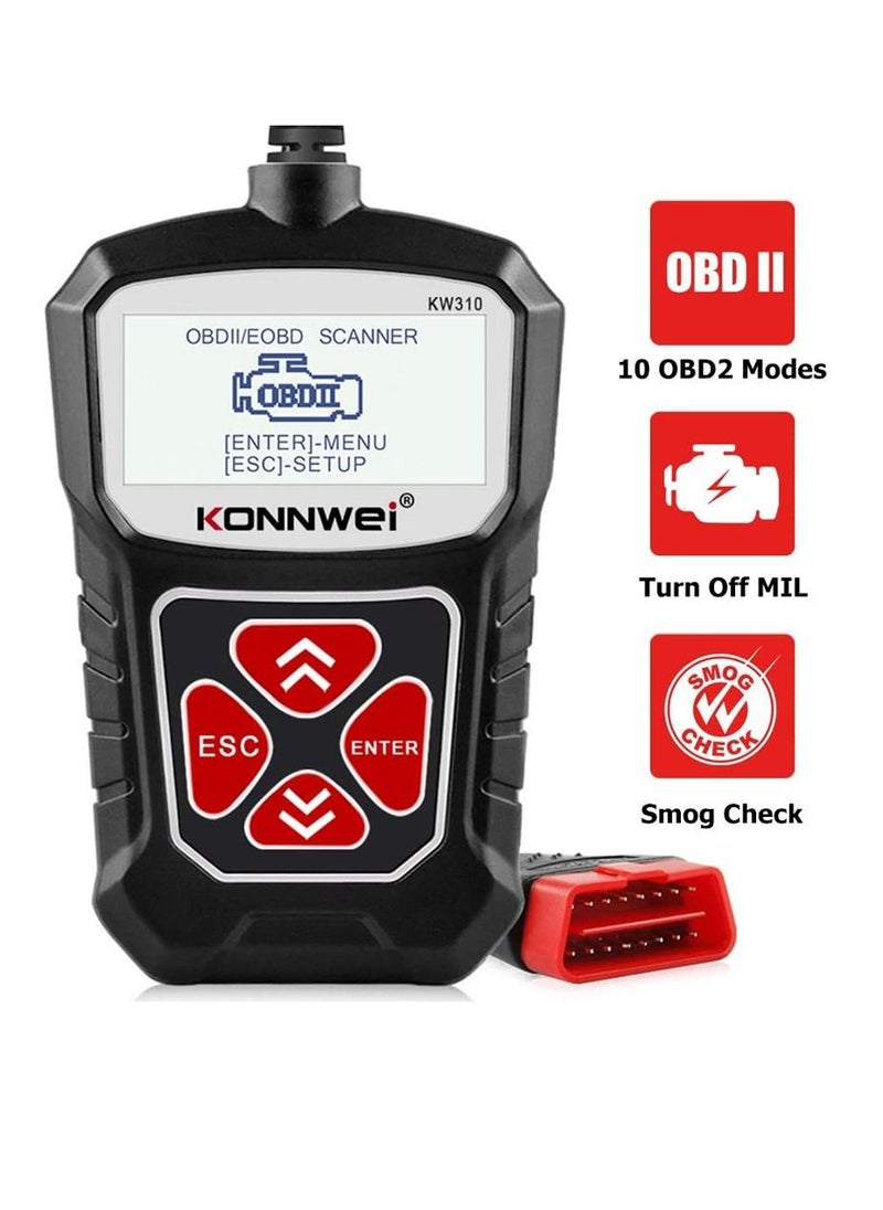 Konnwei KW310 CAN OBD Scan Tool OBD2 Scanner Full OBDII  - Image 2