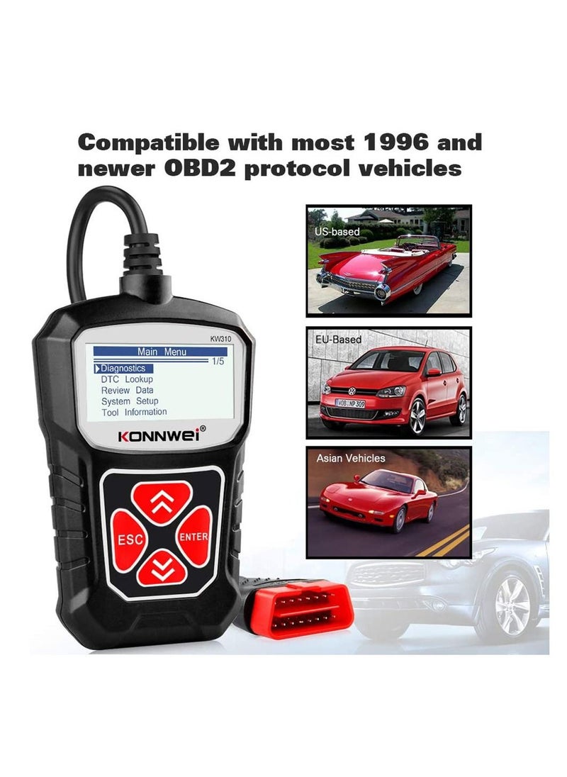 KW310 CAN OBD Scan Tool OBD2 Scanner Full OBDII - pzsku/Z7F42BCE7E99E02AE0508Z/45/_/1651752960/ead69bcd-a9ac-402b-859a-482d254be4c0