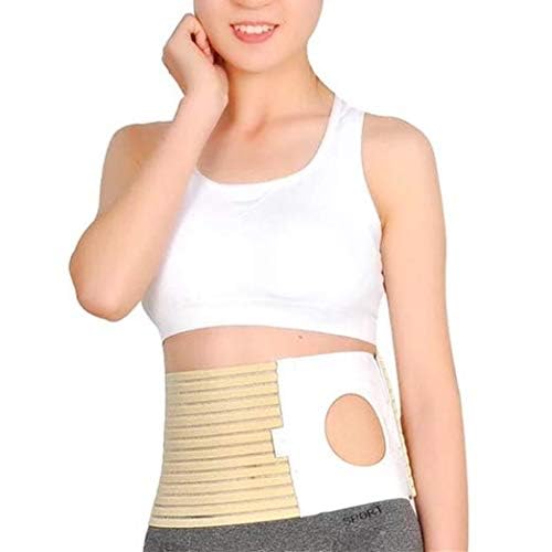 RousuCare Ostomy Belt Colostomy Belt (Hole 3.14") Medical Stoma Support Ostomy Hernia Belt Ostomy Hernia Belt Stomach Truss Binder with Compression Support (M: 37.40''-41.34'') - Image 2
