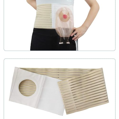 RousuCare Ostomy Belt Colostomy Belt (Hole 3.14") Medical Stoma Support Ostomy Hernia Belt Ostomy Hernia Belt Stomach Truss Binder with Compression Support (M: 37.40''-41.34'') - Image 5