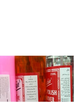 Jackie Nail Cuticle Remover with Moisturizer 250 ml and Nail Tint Shining 250 ml Nail Polish Removr 250 ml  - Image 2