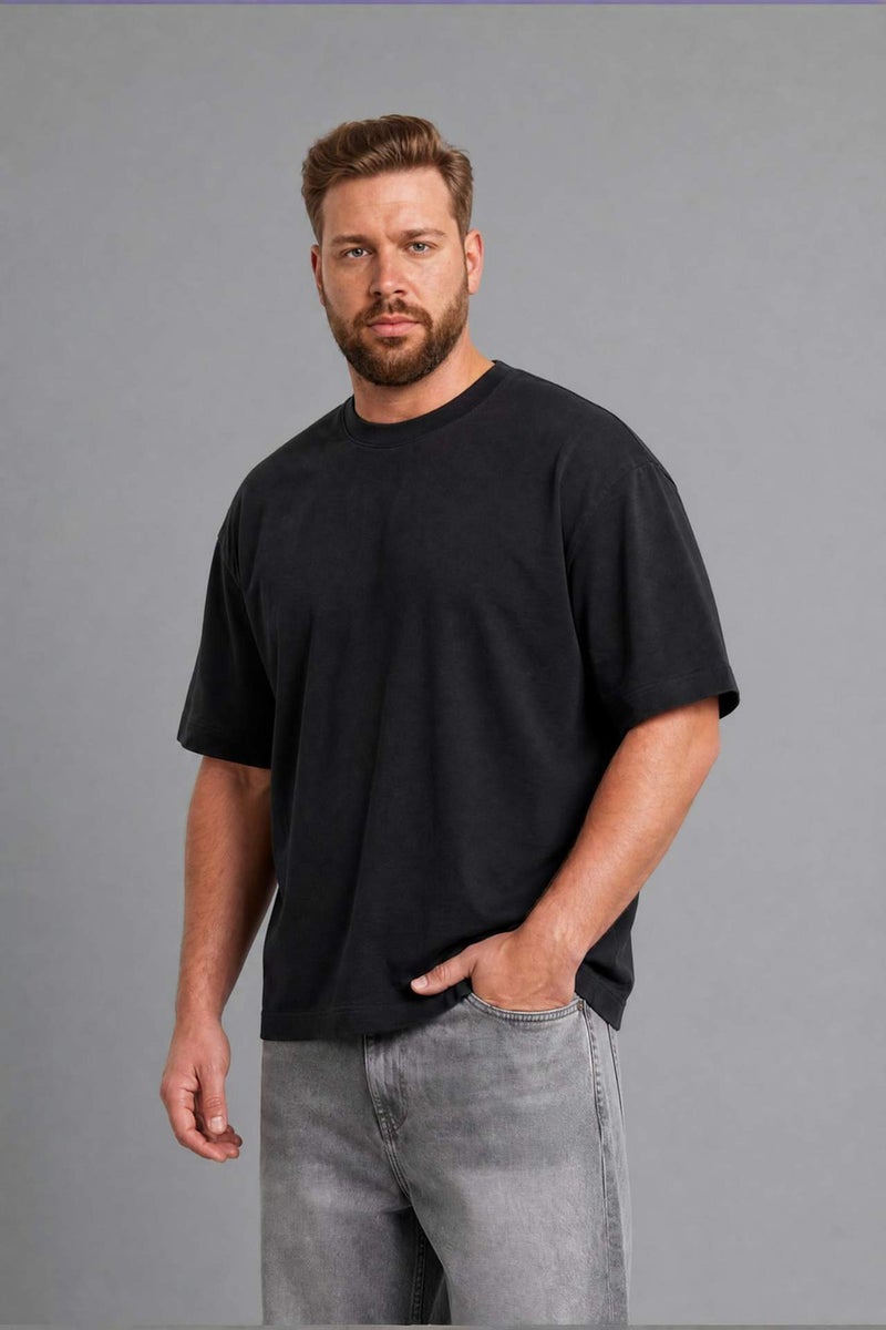 DeFacto Plus Size Boxy Fit T-Shirt - Image 1