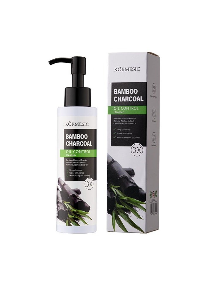 Kormesic Charcoal Cleansing Cream - 150g Deep Cleansing & Oil-Control Face Wash  - Image 1