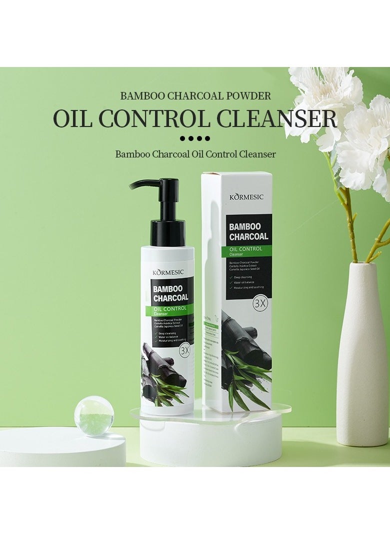 Kormesic Charcoal Cleansing Cream - 150g Deep Cleansing & Oil-Control Face Wash  - Image 4