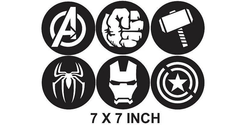 300Sparkles Avenger Fan Wooden Wall Decor 6 Pcs Set Best For Kids Room Hulk Spider man Captain America Thor Home Room Office - Image 3