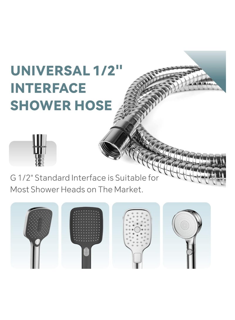 خرطوم دش مرن مضاد للالتواء من الفولاذ المقاوم للصدأ مقاس 120 سم - Image 4