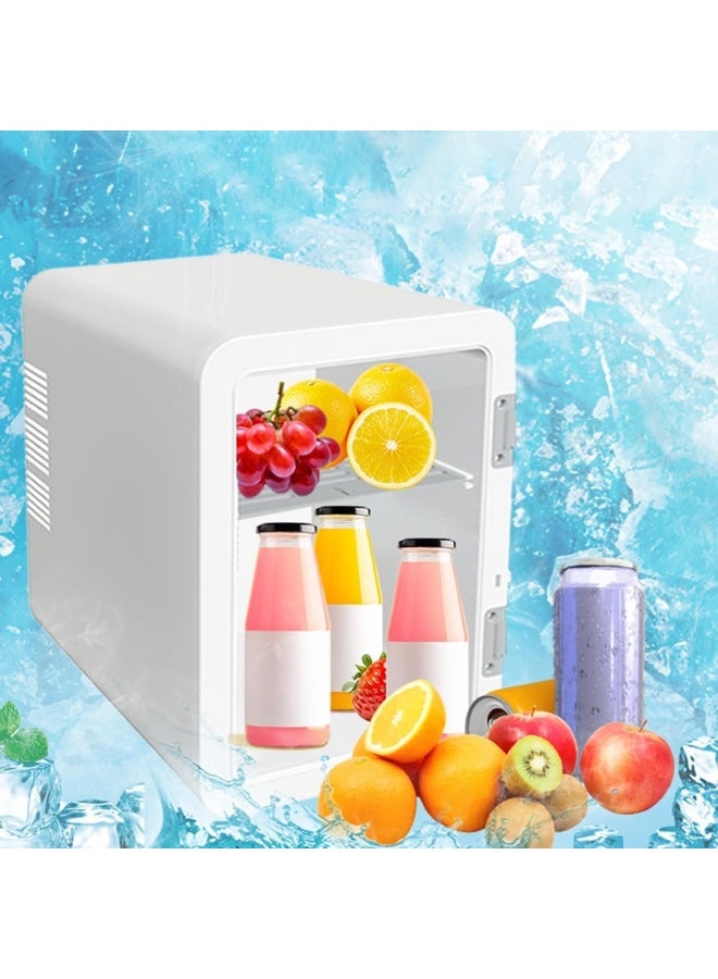 Compact Refrigerators ，Mini Fridge Cooler Warmer With - Portable Compact Refrigerator For Makeup, Skincare, Food，Gray - Image 5