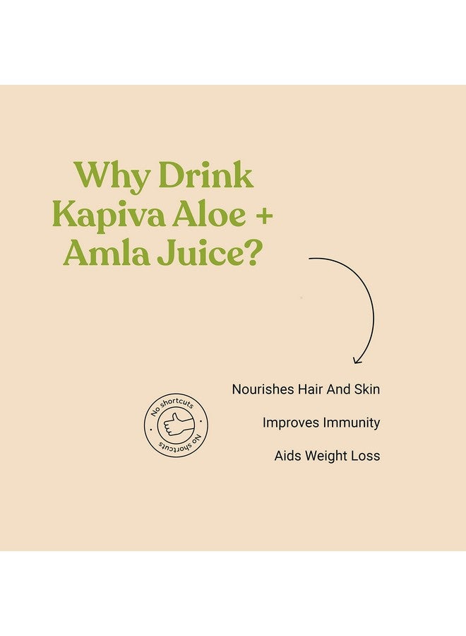 Kapiva Kapiva Aloe Vera + Amla Juice (2L) | Cold-pressed Juice for Glowing Skin | Helps with Acne and Metabolism - Super Saver Pack of 2  - Image 2