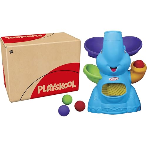 PLAYSKOOL لعبة بلايسكول إليفون بوسي بول بوبير النشطة للأطفال والرضع من 9 أشهر وما فوق مع 4 كرات ملونة (حصري على أمازون) - Image 2