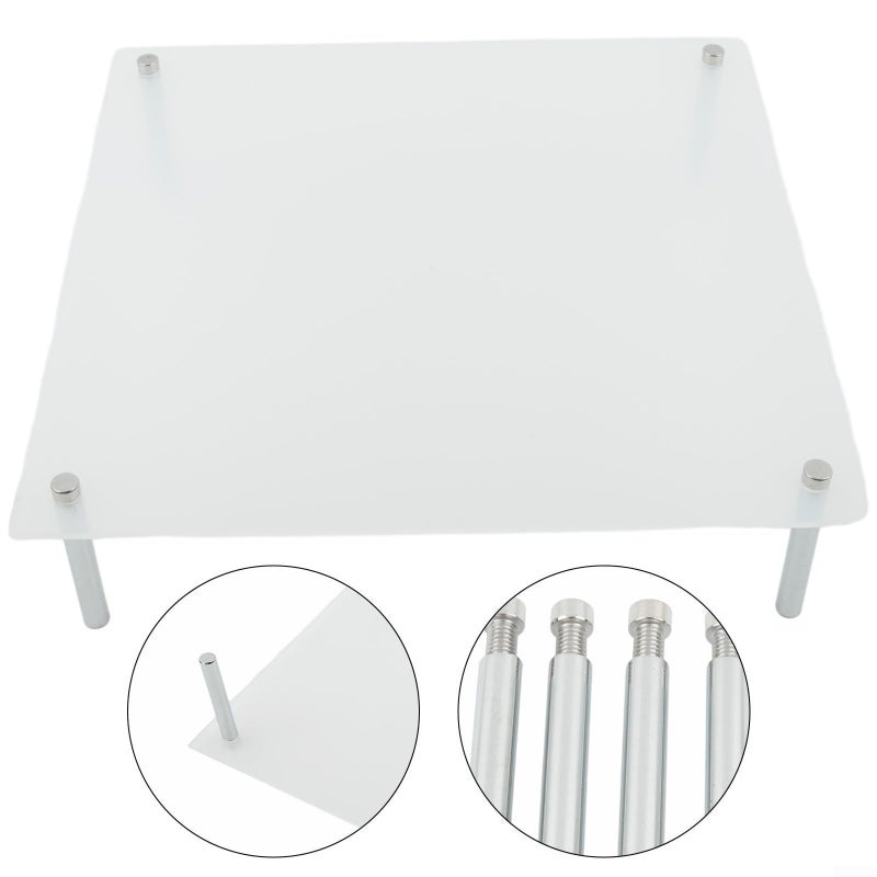 Clear Acrylic Cake Stand 20cm Medium Size For Wedding Birthday Party Dessert Display - Image 4