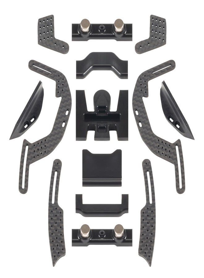 ZMHOBBY Carbon Fiber V2S Modular 1/24 Chassis Kit, for SCX24 Custom Builds, Performance Comp Rigs with High Clearance Adjustable Wheelbase - Image 5