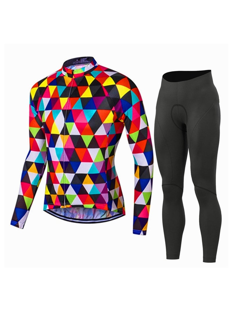 KUYING Outdoor Mountain Bike Road Bike Riding Suit Set 