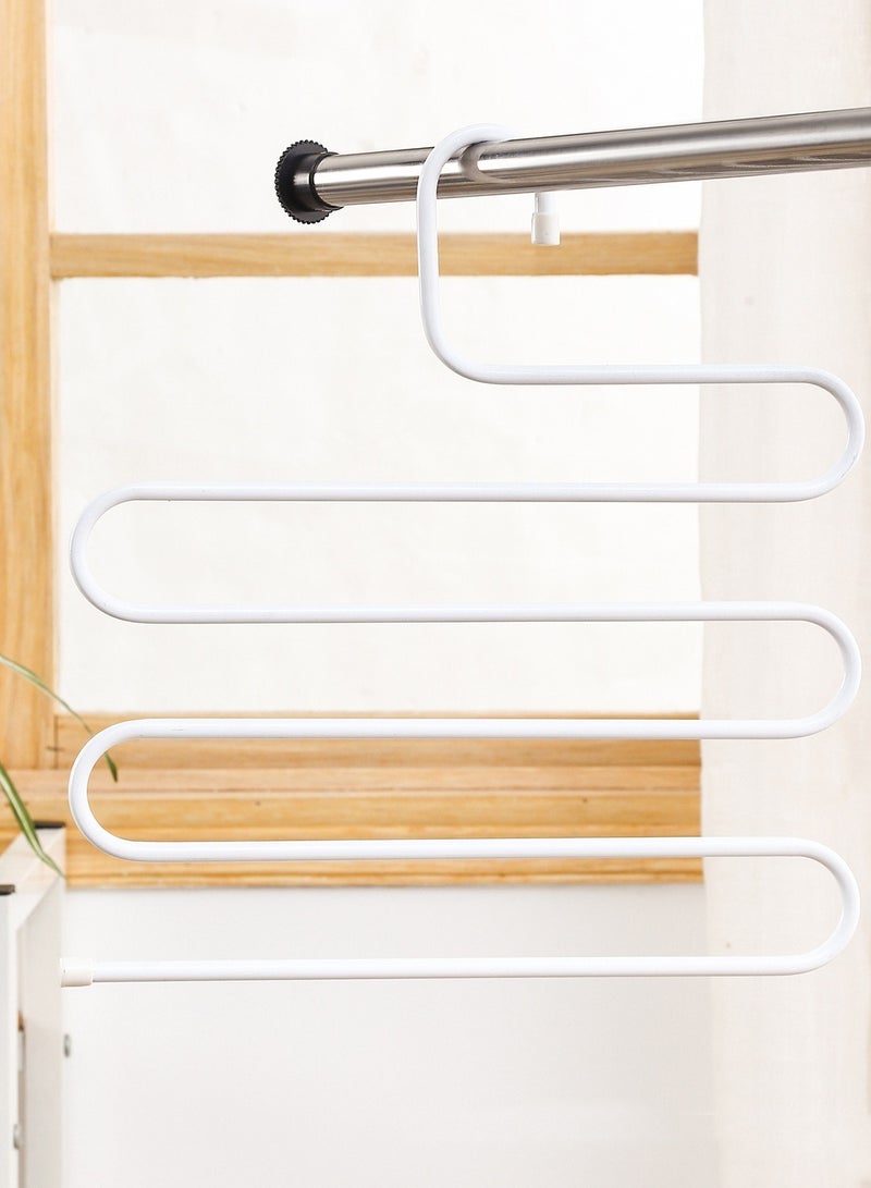 Anti Slip Stainless Steel Multi-layer Scarf Scarf Towel Rack Scarf Storage And Organization Clothes Hook  - Image 1