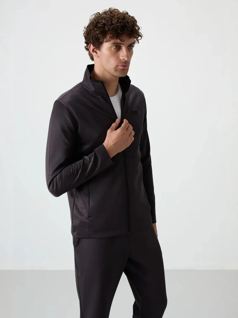 TOMMYLIFE TOMMY Men's Polyester Scuba Active Set With Zip Collar