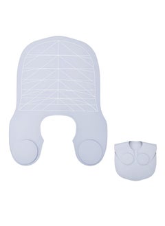 Aiseely AISEELY Large Hair Dye Collar, Waterproof Weighted Front Hair Collar Barber Hair Dye Guide Collar, Silicone Hair Cutting Shawl, Rubber Neck Wrap Neck Guard, Salon Hairdressing Hair Cutting Pad  - Image 1