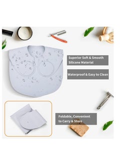 Aiseely AISEELY Large Hair Dye Collar, Waterproof Weighted Front Hair Collar Barber Hair Dye Guide Collar, Silicone Hair Cutting Shawl, Rubber Neck Wrap Neck Guard, Salon Hairdressing Hair Cutting Pad  - Image 2