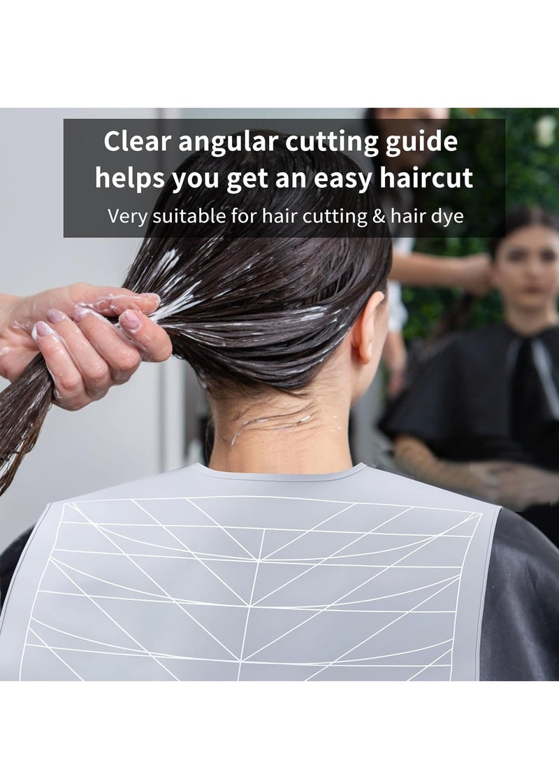 Aiseely AISEELY Large Hair Dye Collar, Waterproof Weighted Front Hair Collar Barber Hair Dye Guide Collar, Silicone Hair Cutting Shawl, Rubber Neck Wrap Neck Guard, Salon Hairdressing Hair Cutting Pad  - Image 4