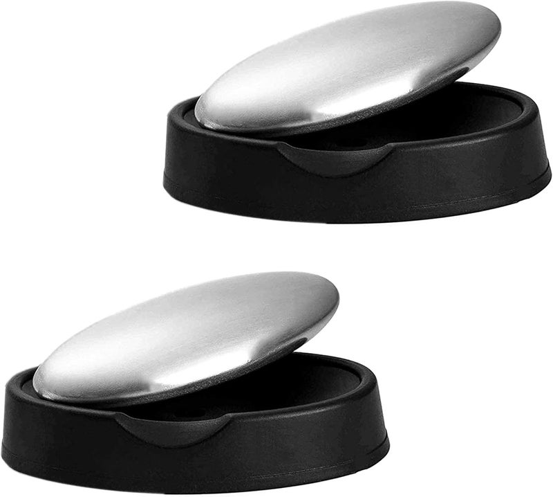 عبوة 2 من صابون الفولاذ المقاوم للصدأ لإزالة الروائح السحرية مثل رائحة البصل أو السمك أو الثوم