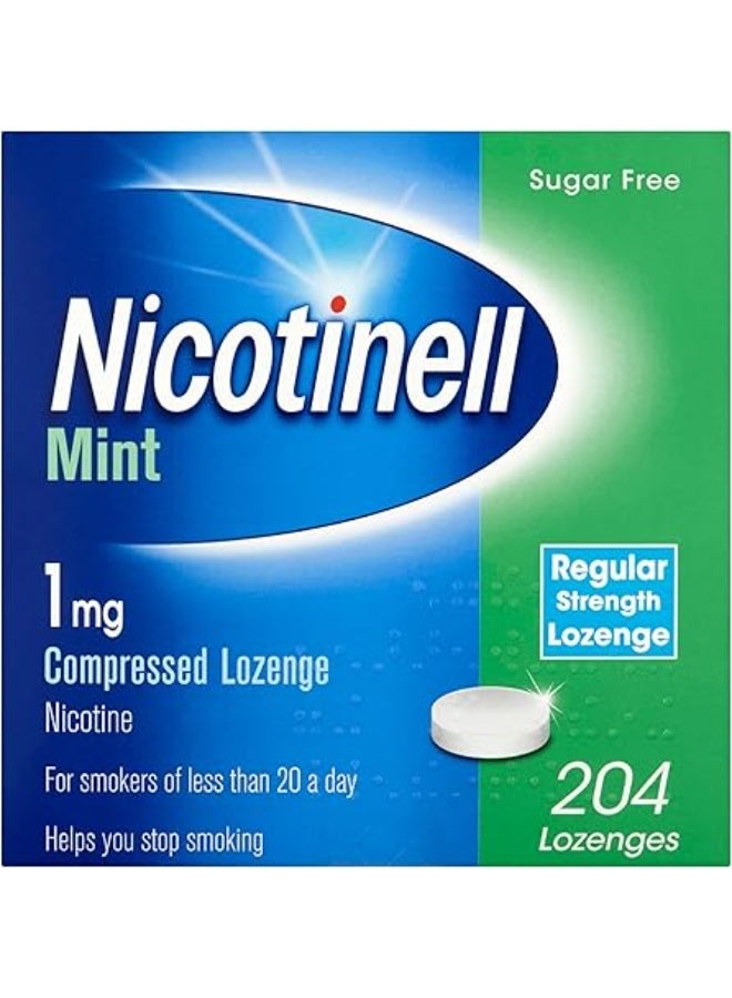 Nicotinell Mint 1mg	204 Lozenges - Image 1