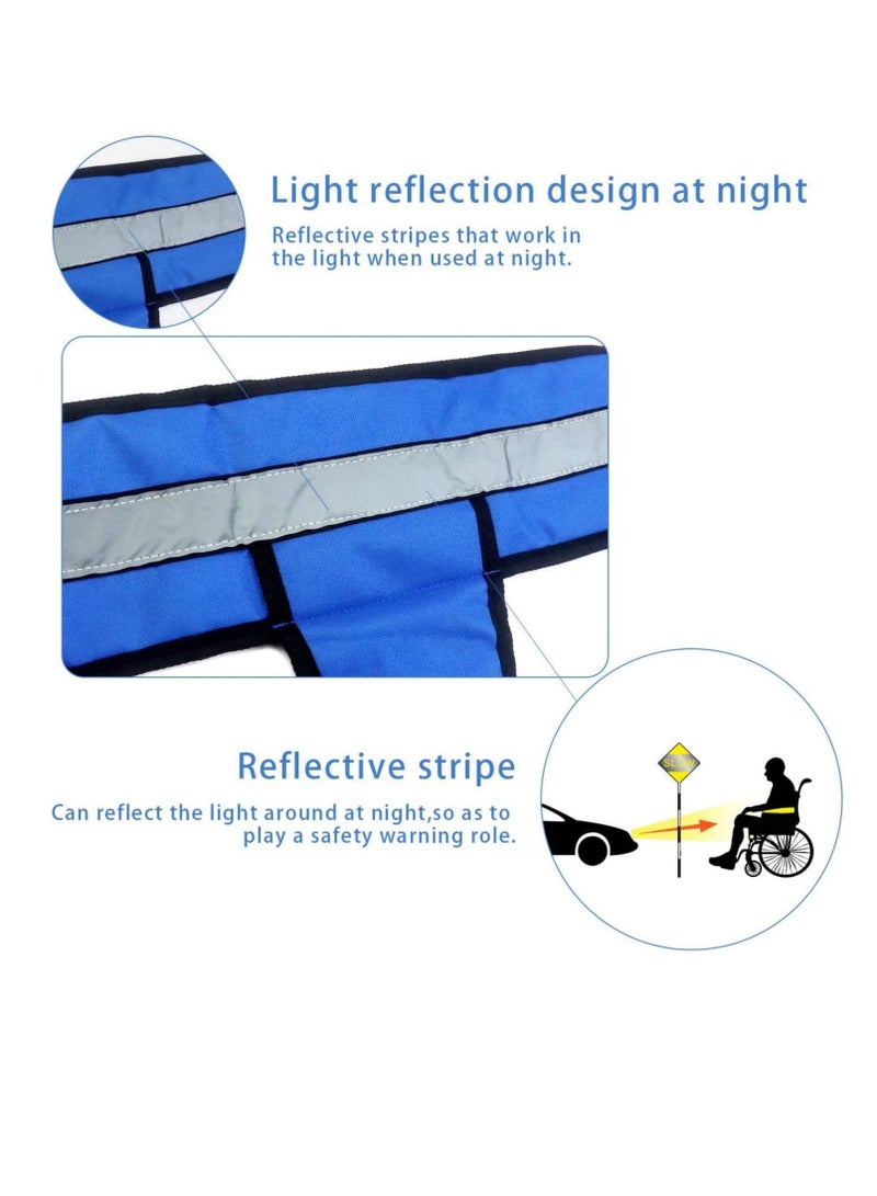 SYOSI Wheelchair Seat Belt, Medical Hospital Straps Vest Full Body Harness Adjustable Metal Buckles Non Slip  Anti Fall and Keep User Upright, Wheelchair Safety Belt for Elderly, Patients, Disabled - Image 4