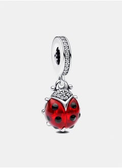 PANDORA Red Ladybird Dangle Charm 