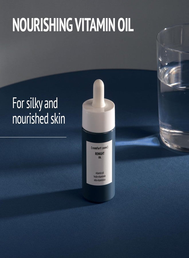Comfort Zone ] Renight Nourishing Vitamin Face Oil, Double Hydrating Action For Silky Texture, Night Treatment, 1 fl. oz. - Image 2