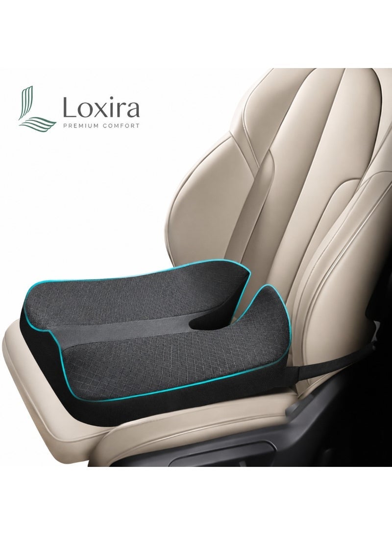 Loxira Upgraded Memory Foam Car Seat Cushion – Ergonomic Chair Pad for Car, Truck, Office - Image 1