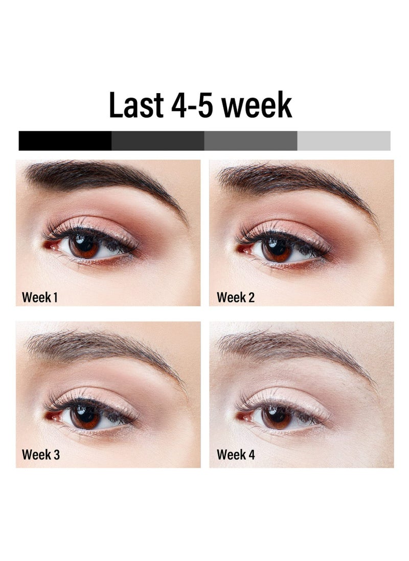 CMGTYYD - Instant Eyebrow Tint Kit, Semi Permanent Eyebrow Dye Safe & Professional Waterproof Eyebrow Tinting Kit Suitable For Salon and Home Use Lasting for 4-6 Weeks (black) - Image 1