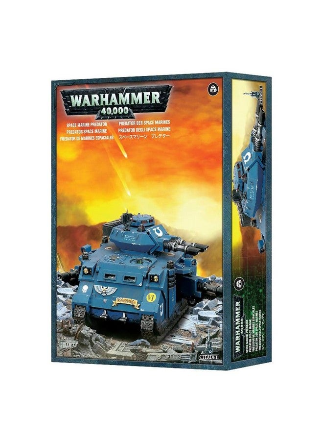 GAMES WORKSHOP 99120101214" Space Marine Predator Plastic Kit - Image 4