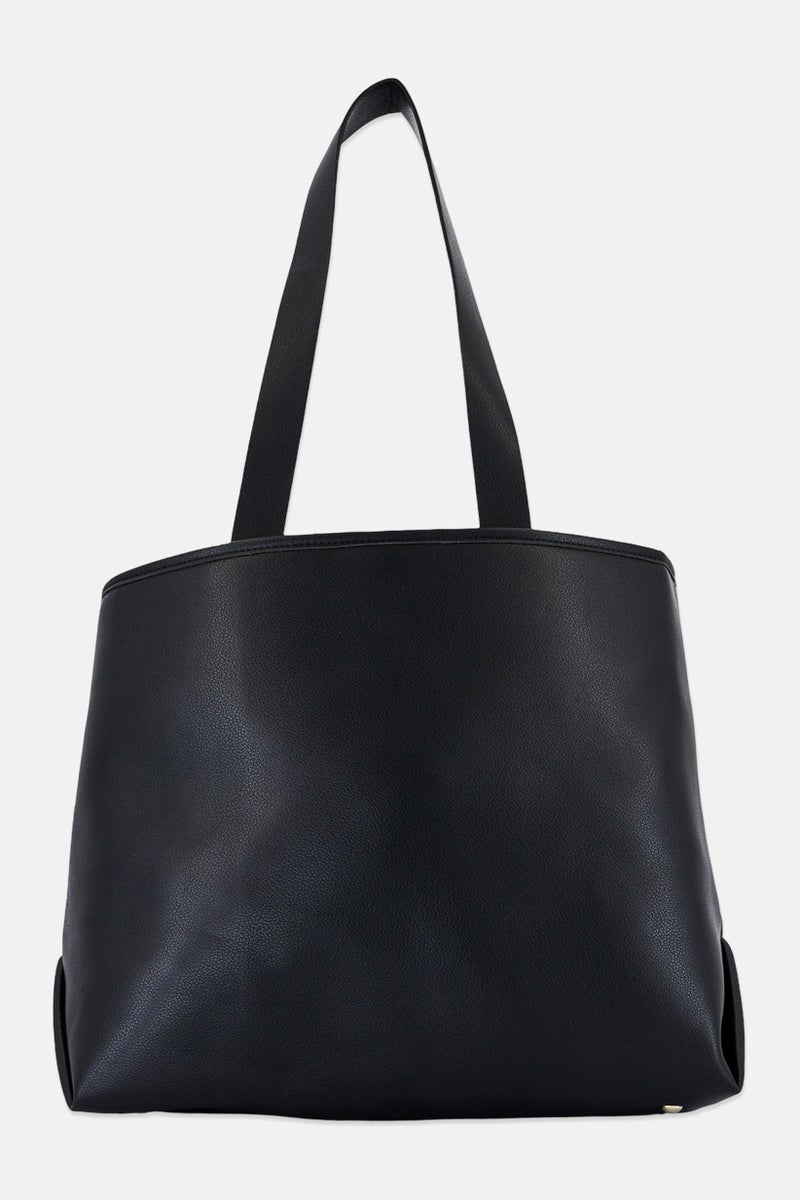 Cavalli Class Women Brand Logo Totes Bag, Black - Image 4