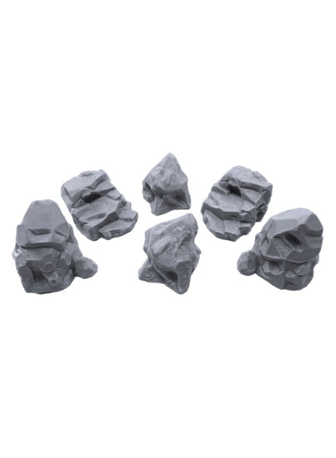 EnderToys Stone Boulders Bundle, Terrain Scenery for Tabletop 28mm Miniatures Wargame, 3D Printed and Paintable - Image 1