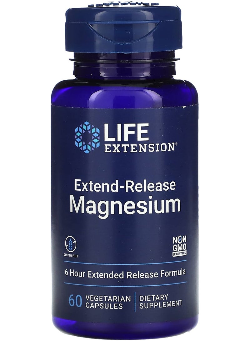 Extend-Release Magnesium, 60 Vegetarian Capsules