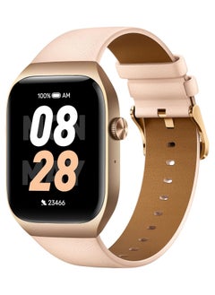 Mibro Mibro Smart Watch T2 (Light Gold) - 1.75" Amoled Display, Bluetooth Calling, 10 Day Battery Life, 2ATM Waterproof, GPS Positioning, 105 Sports Modes, Heart Rate Monitoring, Sleep Monitoring  - Image 1