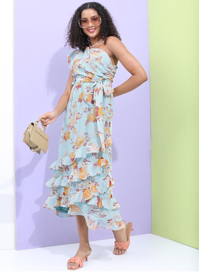 Tokyo Talkies Floral Ruffled Midi Dress  - Image 2