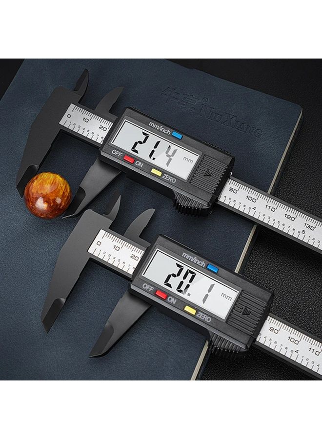 Black Digital Caliper 0 150mm 5 9 Inch LCD Screen Metric Imperial Conversion - Image 5