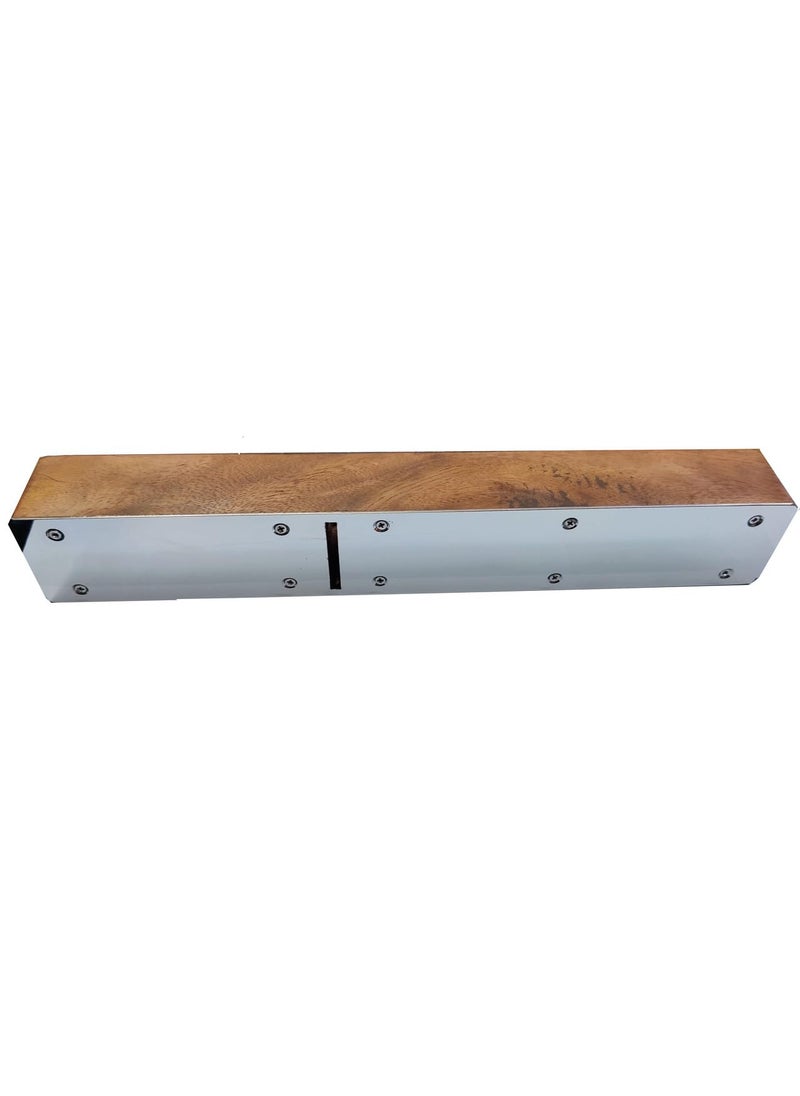 THS THS 9 Teakwood Sagwan Hand Wood PlanerRandha with Steel Plate  - Image 4