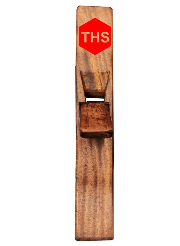 THS THS 9 Teakwood Sagwan Hand Wood PlanerRandha with Steel Plate  - Image 2