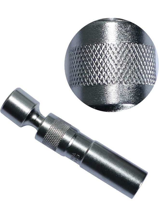 DPTOOL 14mm Magnetic Thin Walled Spark Plug Socket Universal Joint 3/8-Inch Drive 12 Point Swivel Socket Removal Tool - Image 5